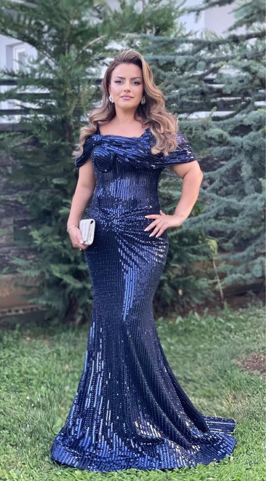 Fustan dark blue – Fustan mbrëmjeje me qira në Pejë