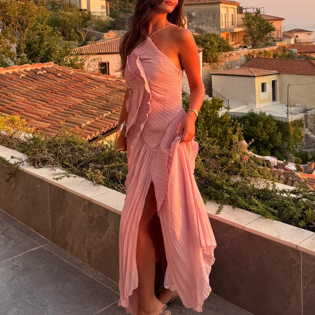 Maxi dress - Pink – Fustan mbrëmjeje me qira në Prishtinë