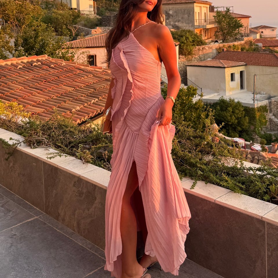 Maxi dress - Pink – Fustan mbrëmjeje me qira në Prishtinë