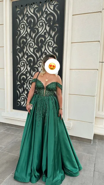 Green dress💚 – Fustan për dasmë me qira në Mitrovicë