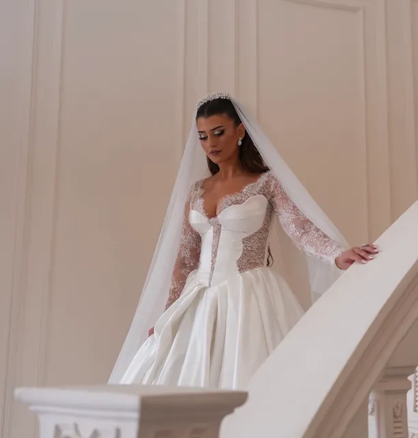 Fustan i bardhë nusërie – Fustan nusërie me qira në Gjilan